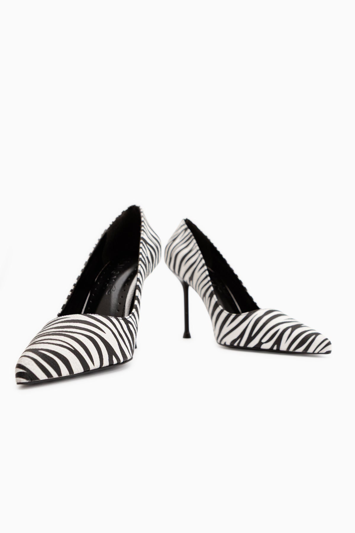 Arya Zebra Desenli Stiletto Kadın Topuklu Ayakkabı