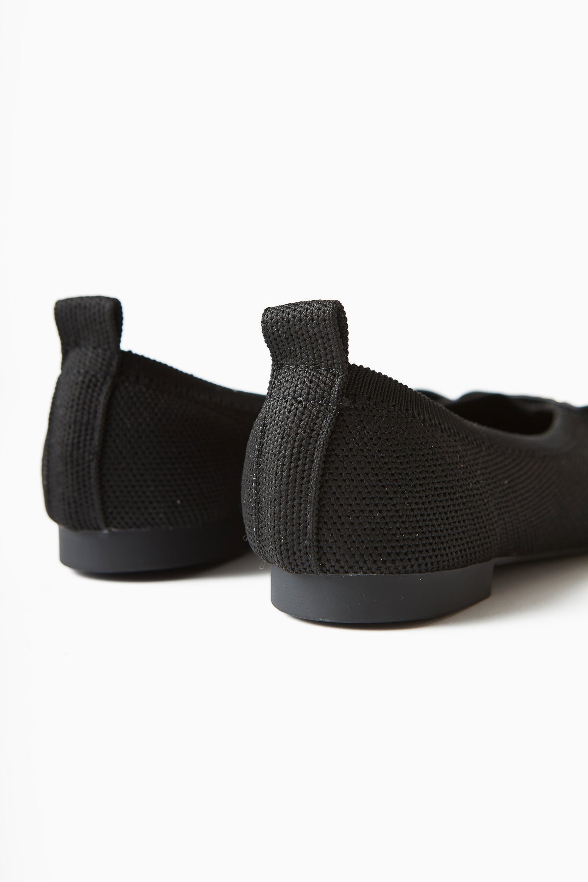 Bloop Schwarze Schleife Damen Ballett Flache Bequeme Tägliche Schuhe