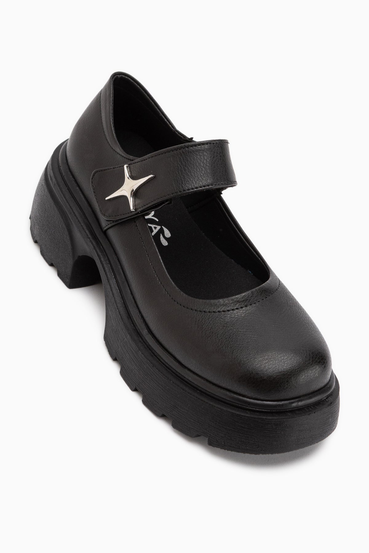 Deena Schwarze Plattformsohle Damen Mary Jane Schuhe