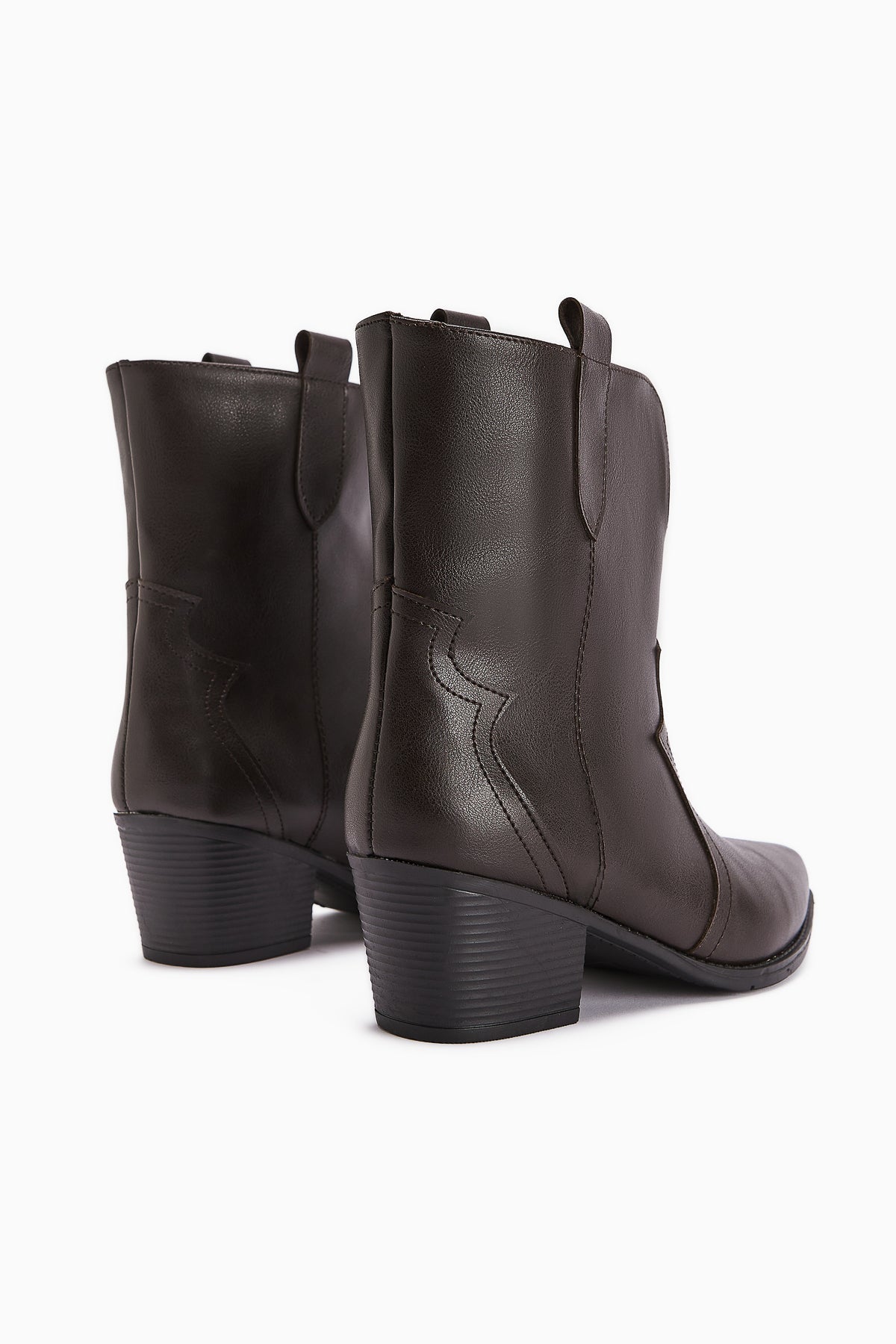 Erica Brown Heeled Western Women's Boot