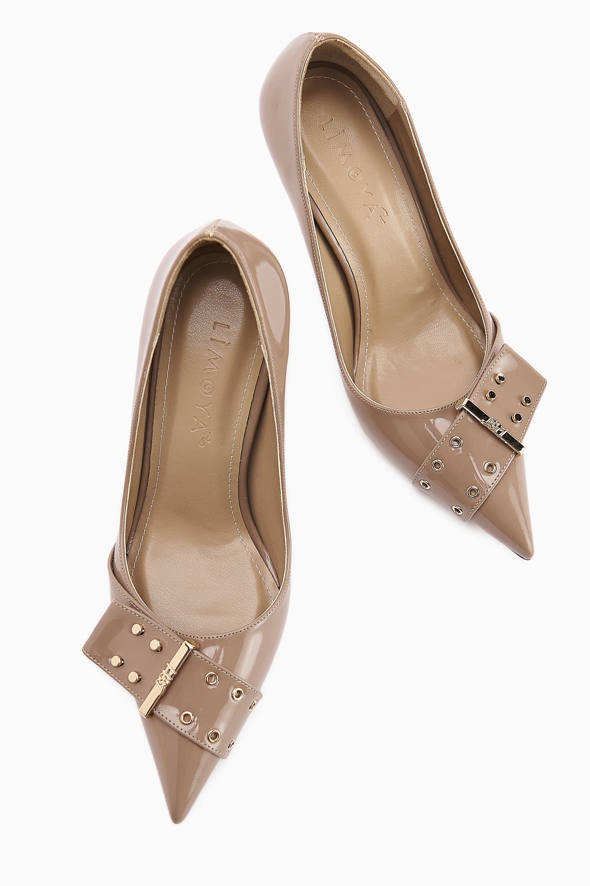 Sven Vizon Patent Leather Detailed Women's High Heel Shoe