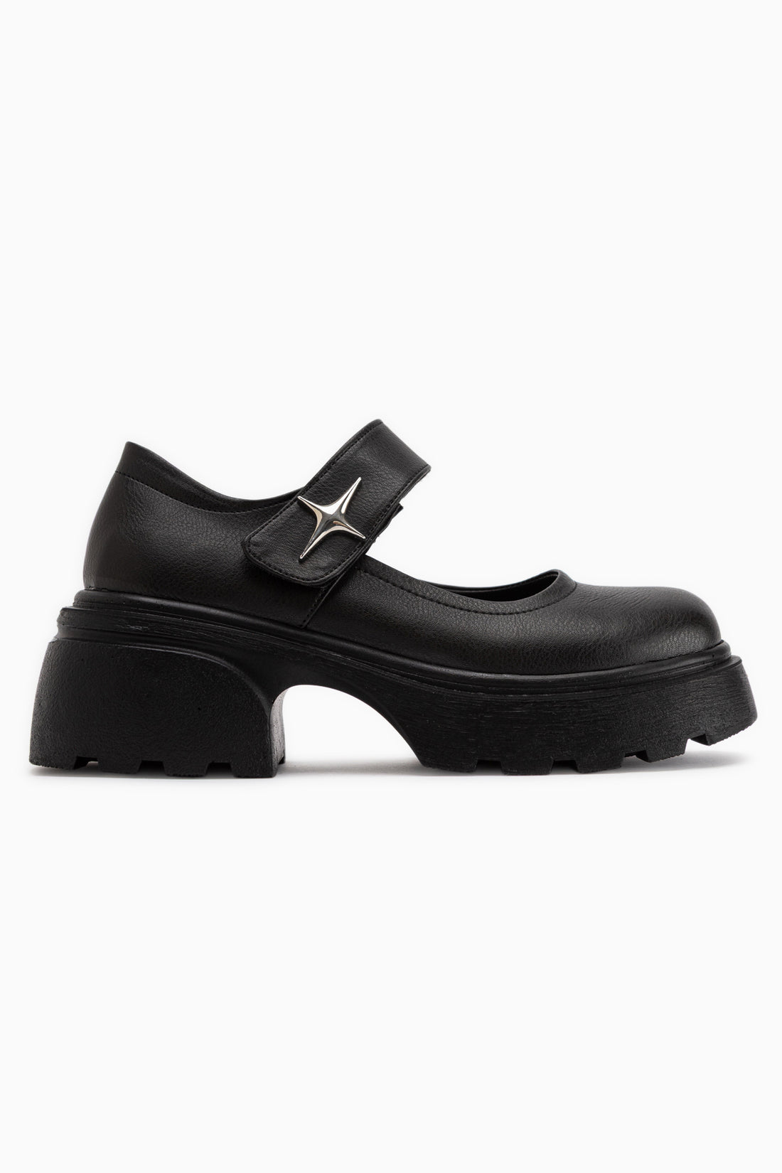 Deena Schwarze Plattformsohle Damen Mary Jane Schuhe