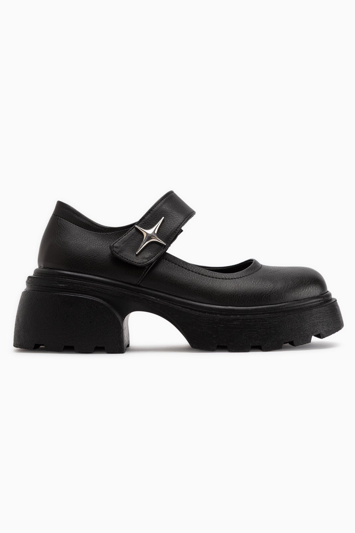 Deena Schwarze Plattformsohle Damen Mary Jane Schuhe