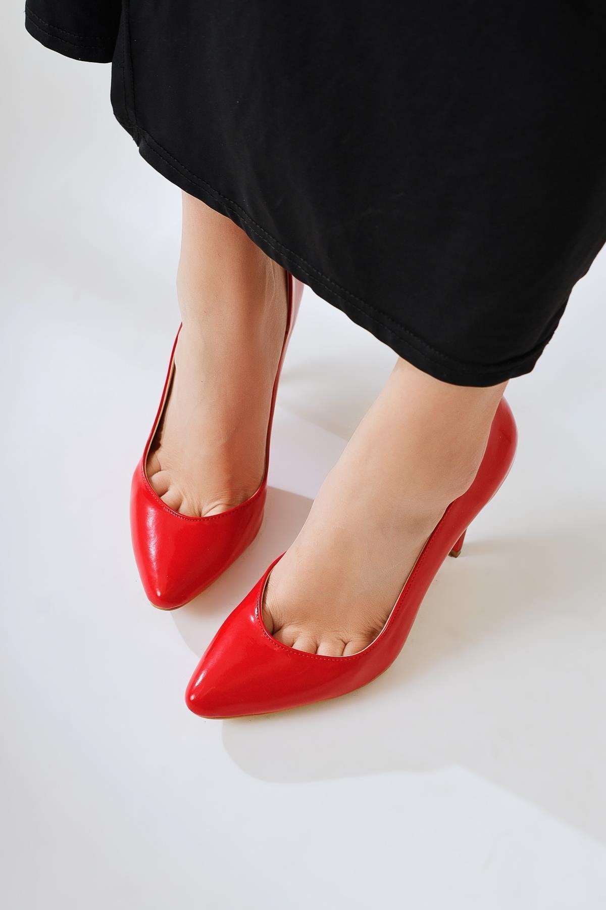Tami Red Pointed Toe High Heel Stiletto