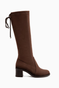 Toni Brown Suede Stretch Women’s Boots