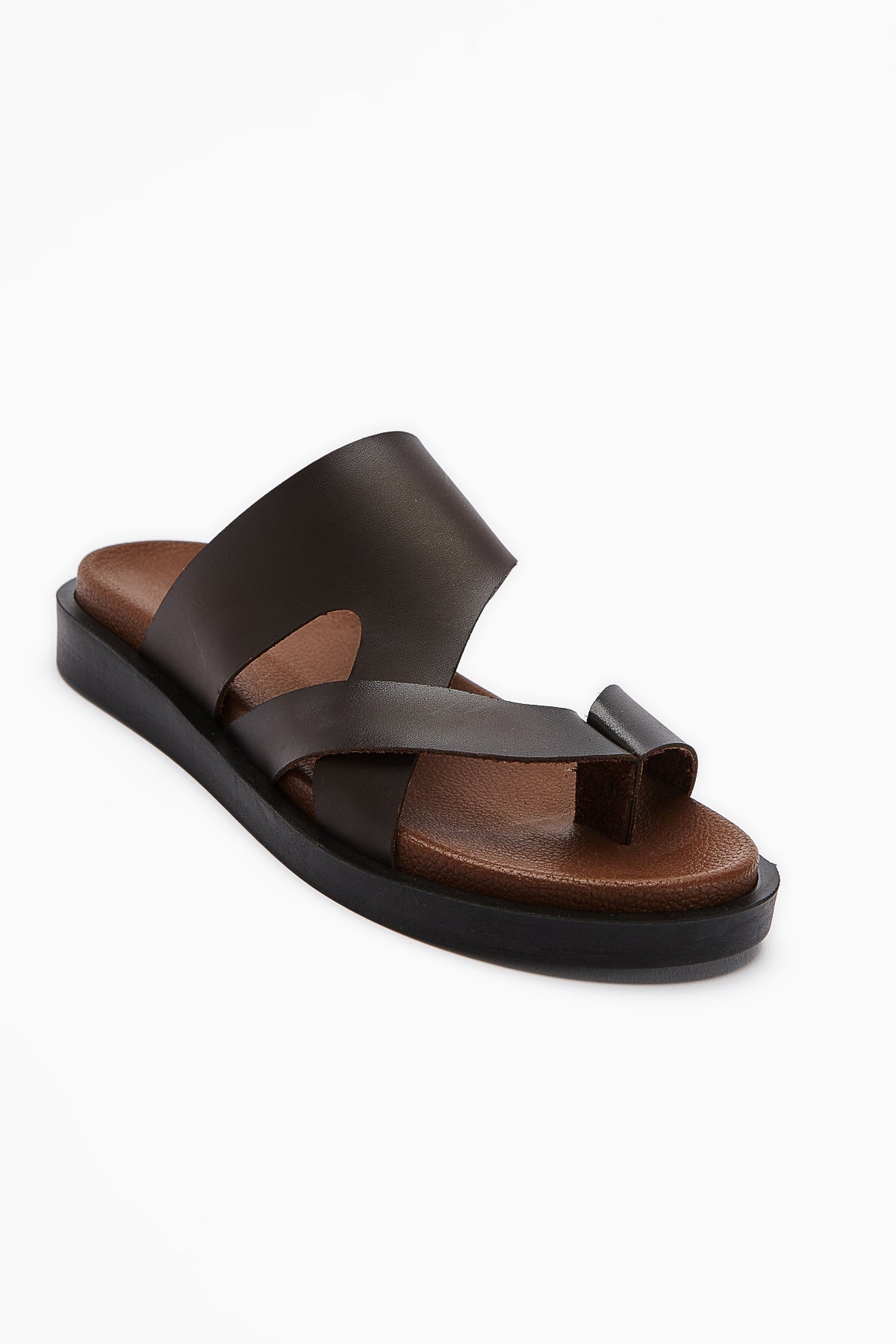 Candra Damen Kaffeebraun Zehentrenner-Sandale