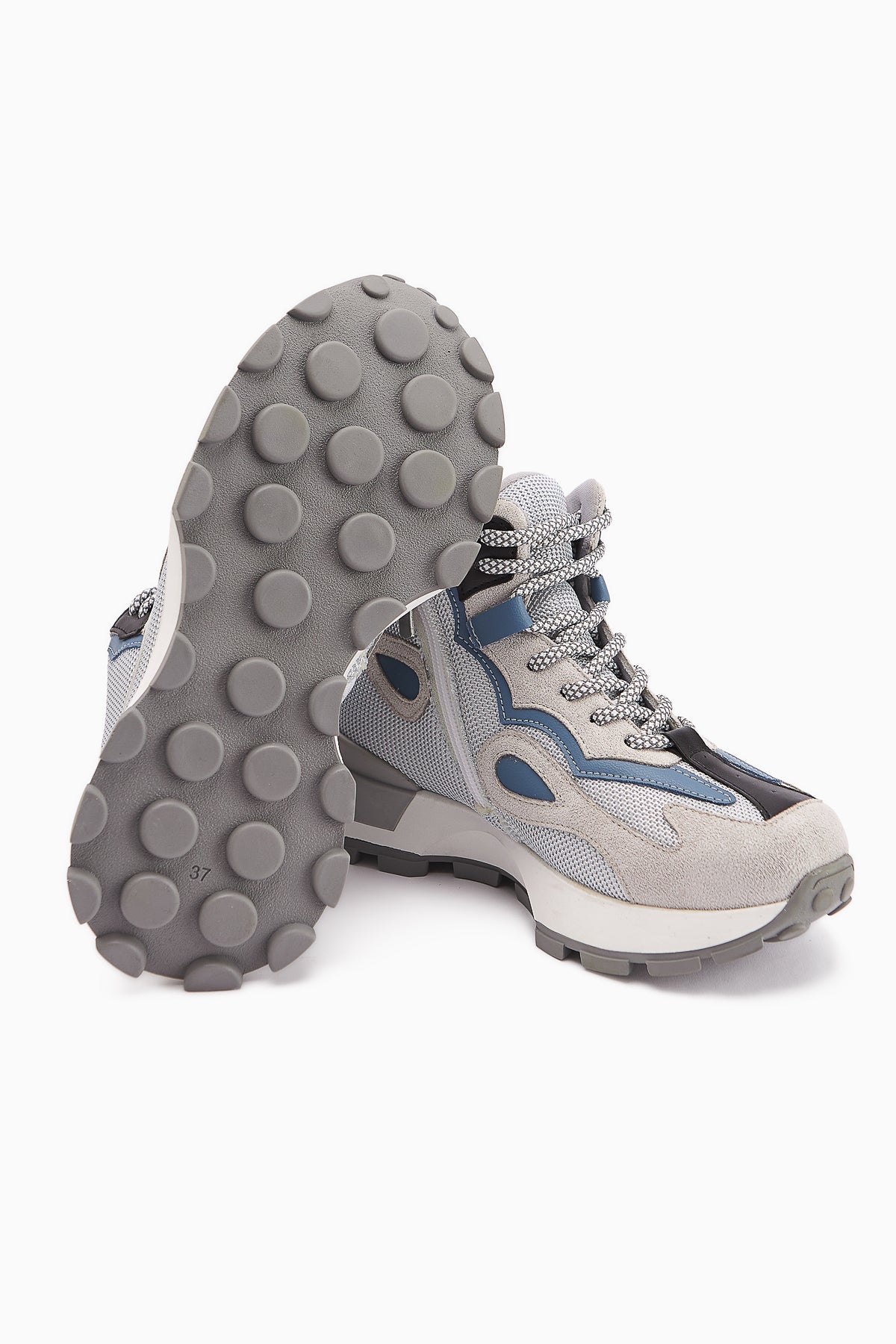 Emma Grey Suede Detailed Lace-up Women's Sport Boot