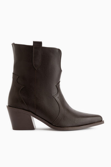 Erica Brown Heeled Western Women’s Boots