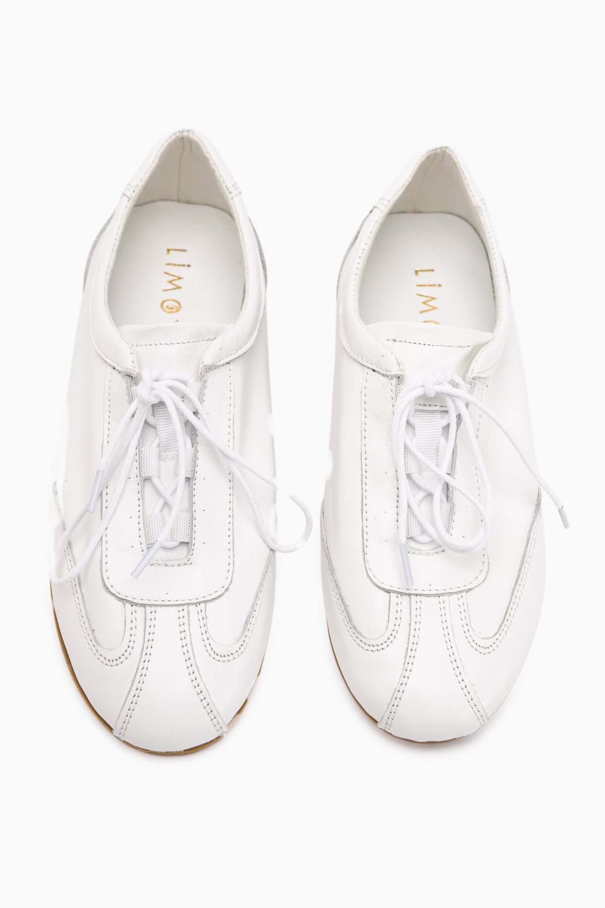 Berry Genuine Leather White Lace-Up Casual Women’s Shoes