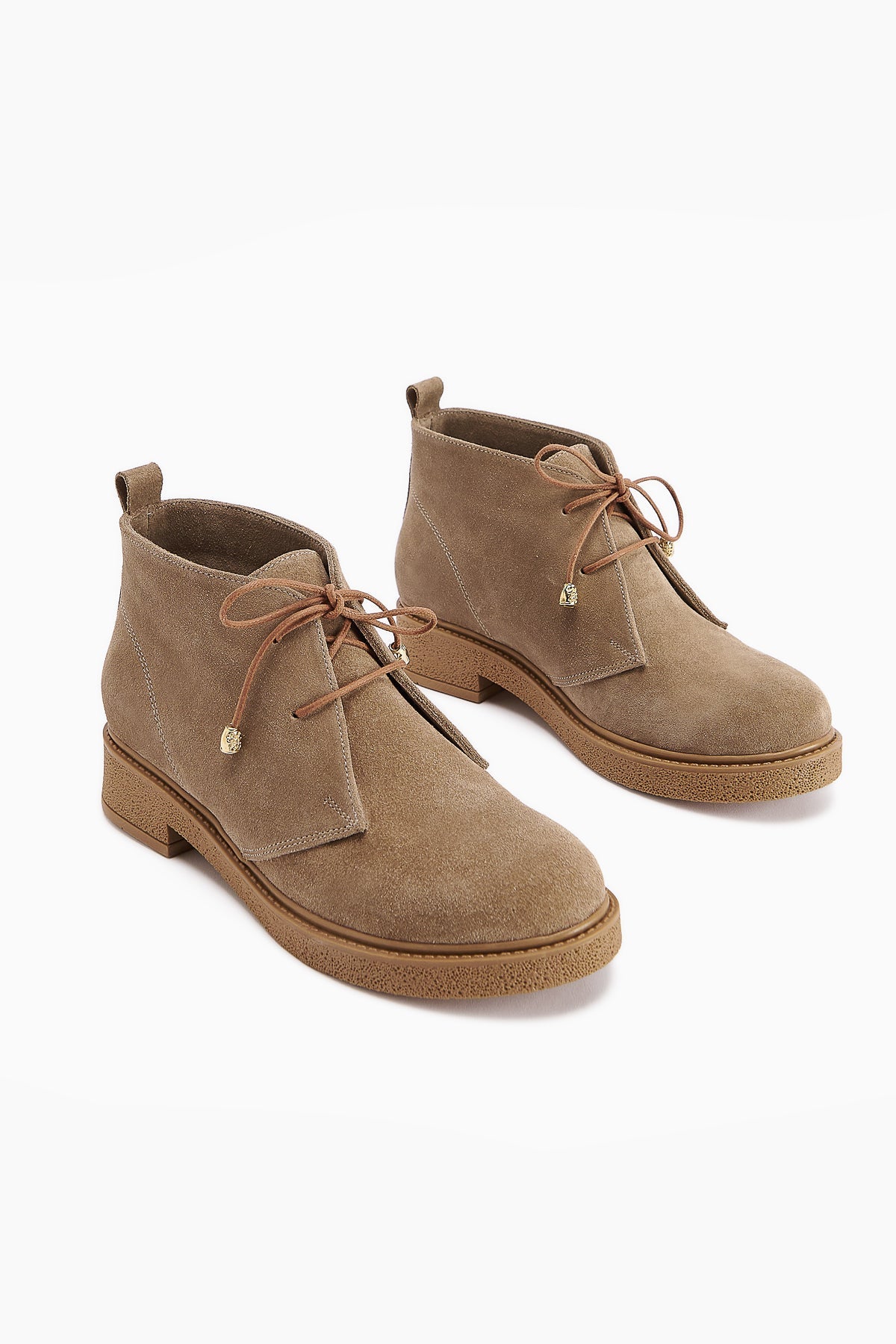 Henna Genuine Leather Mink Suede Lace-Up Women's Boot