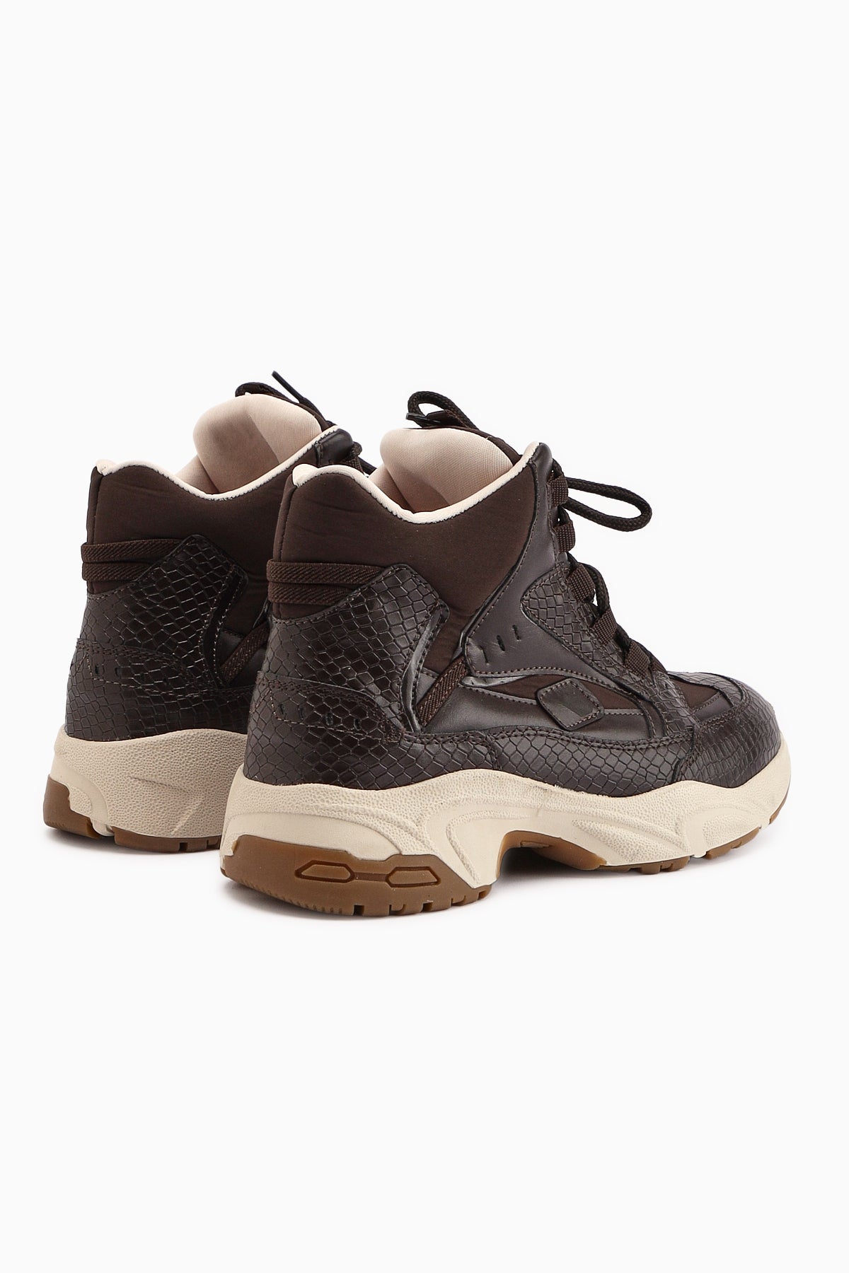 Nency – Braun Stiefelette mit Schnürung (Damen)