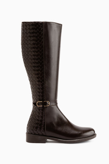 Essie Braune Schnalle Damen Stiefel