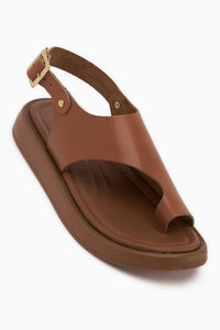 Genuine Leather Alis Tan Thong Women’s Sandal
