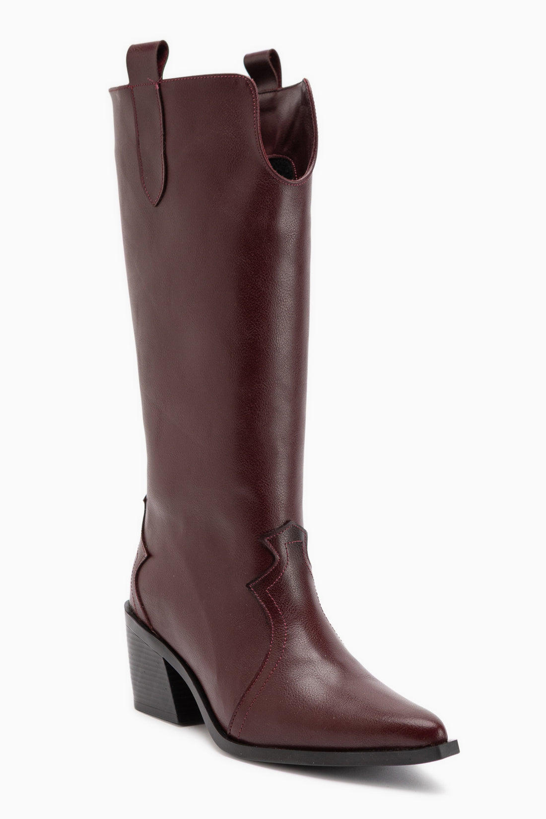 Frida Bordeaux Western Damen Stiefel