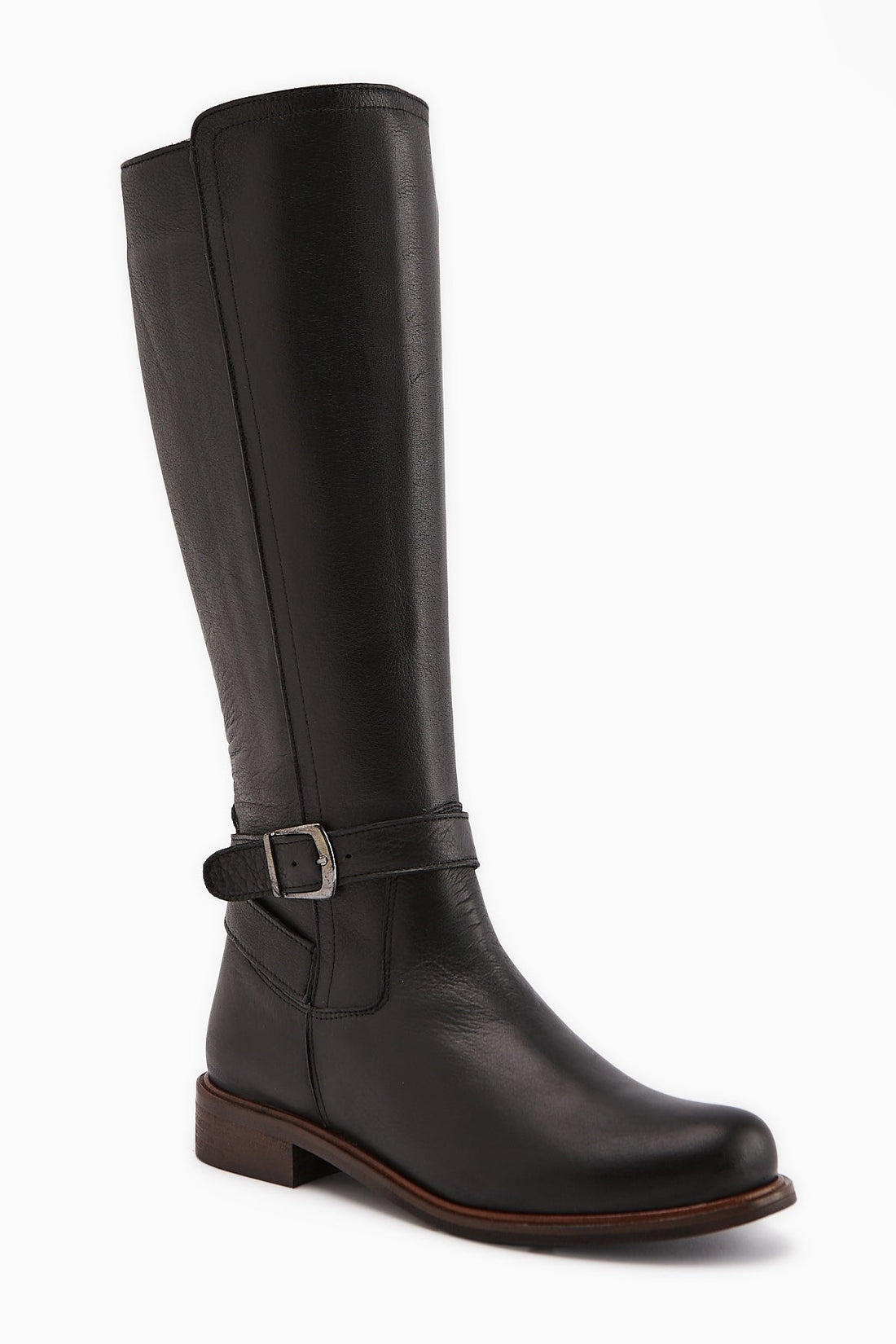 Marla Genuine Leather Black Women's Boot