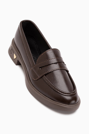 Ervina Braun Damen Loafer Alltagsschuhe