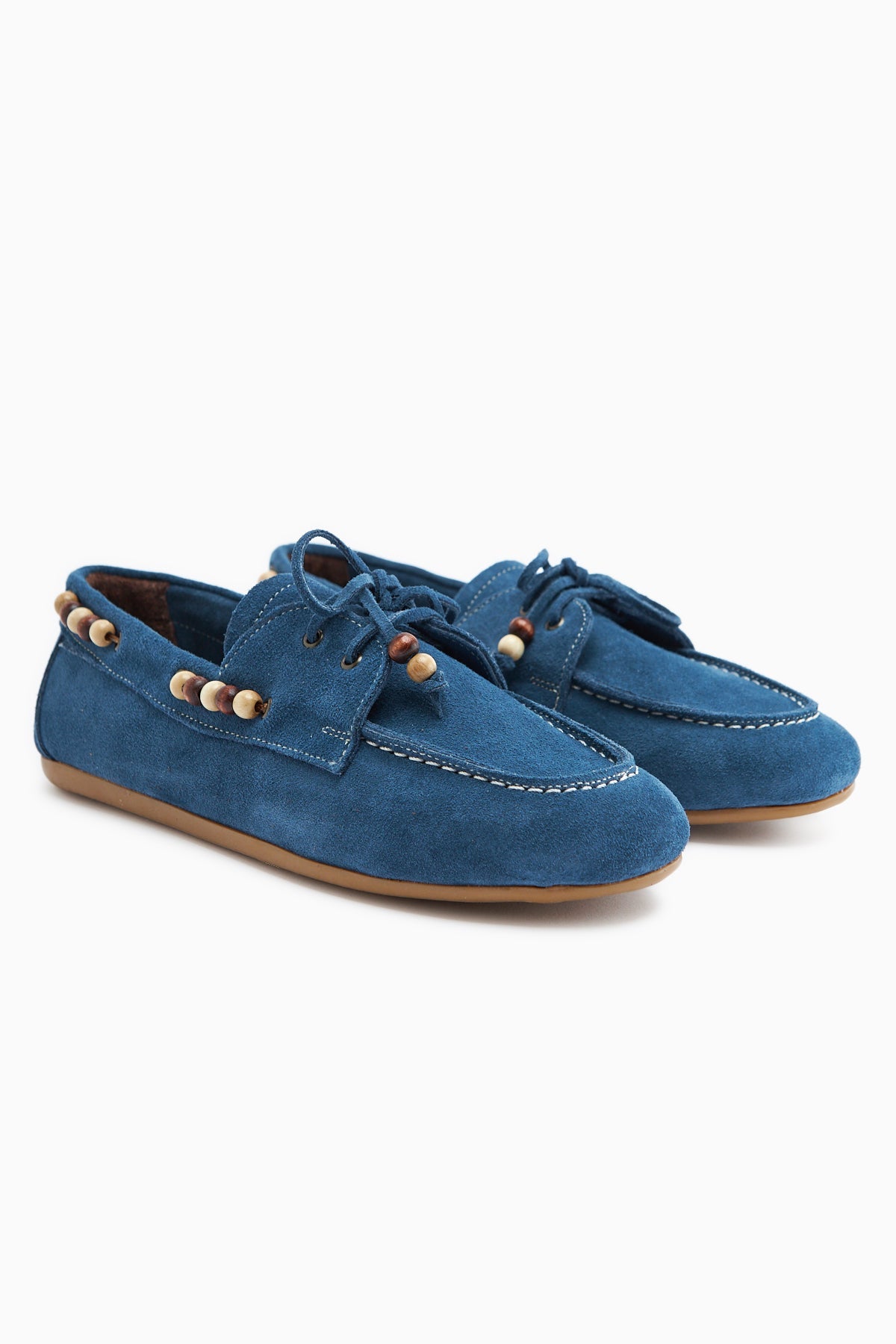Liah – Denimblau Echtleder Loafer (Damen)