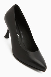 Kiara Echtes Leder Schwarz Damen Absatzschuhe Stiletto