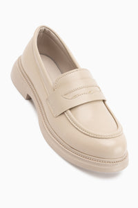 Sienna Beige Loafer Damen Freizeitschuhe