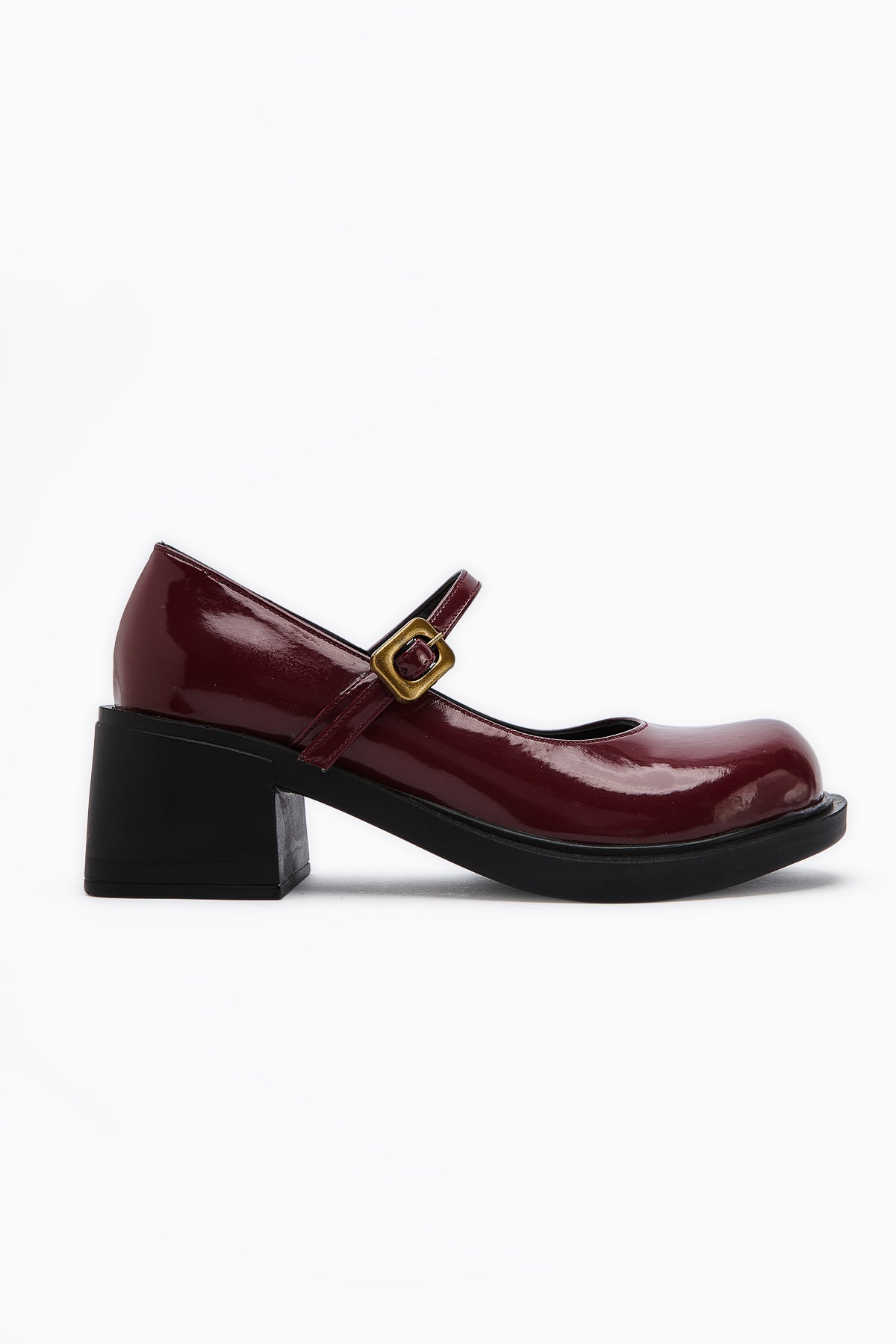 Mirka Damen Bordo Lackriemen Loafer