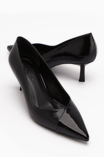 Elly Black Women's Stiletto Shoes