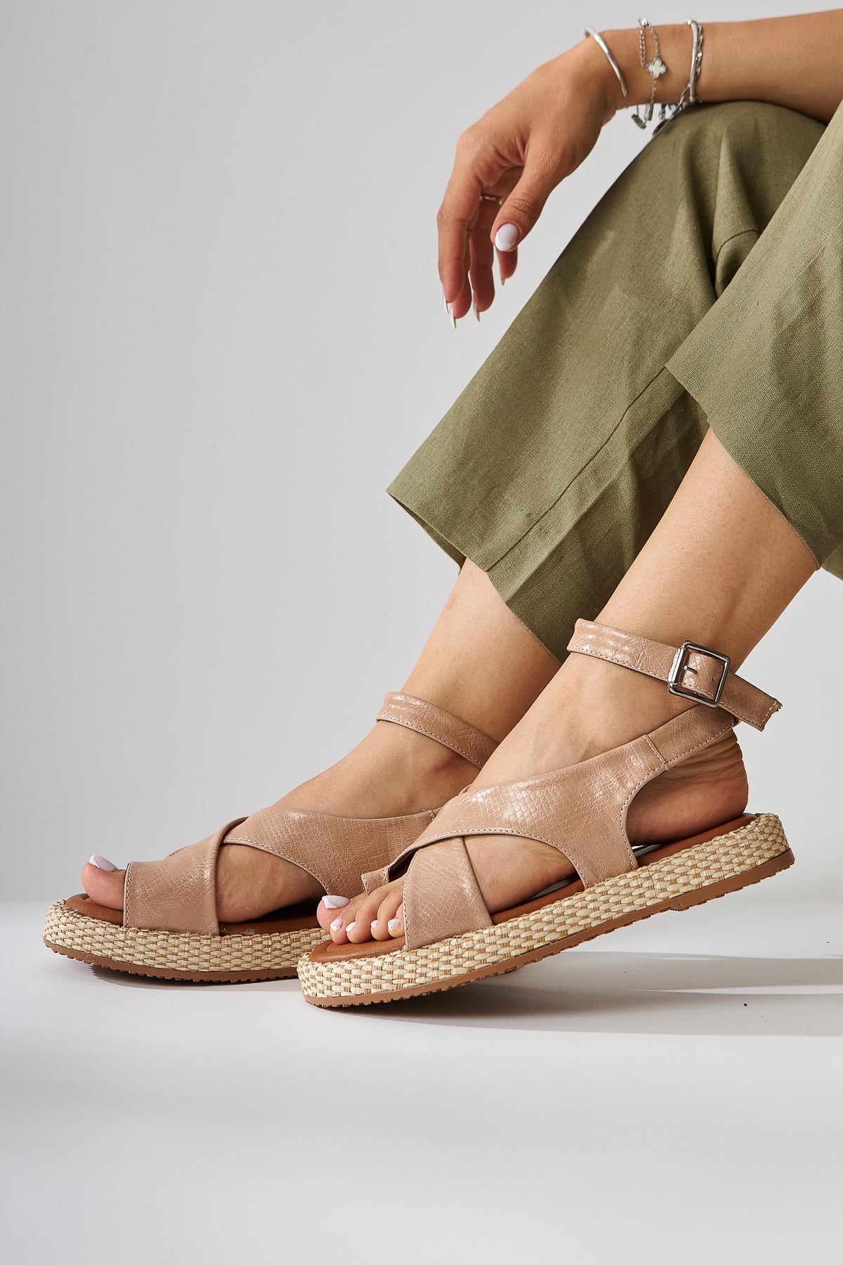 Kani Damen Zehentrenner in Nude