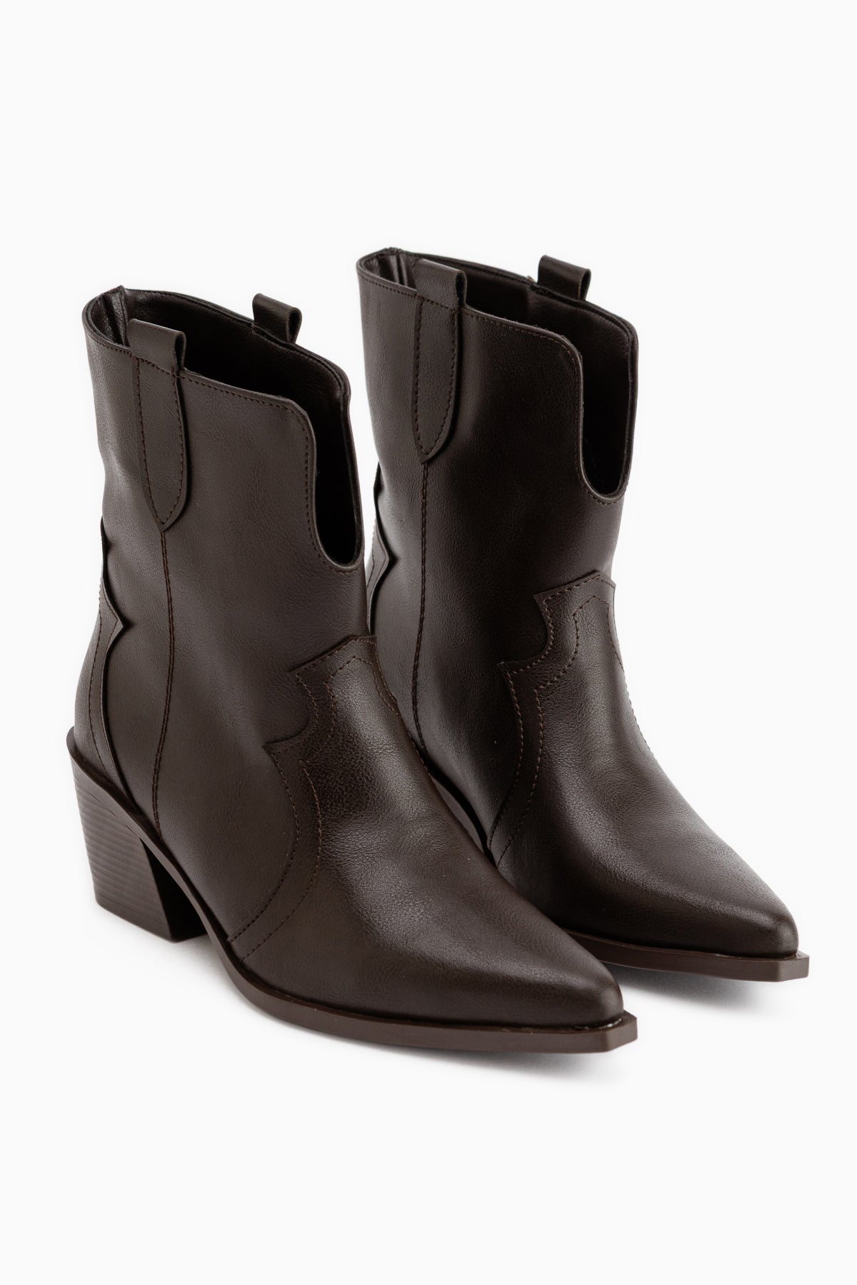 Erica Brown Heeled Western Women’s Boots