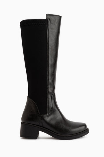 Cora Schwarze Absatz Damen Stiefel