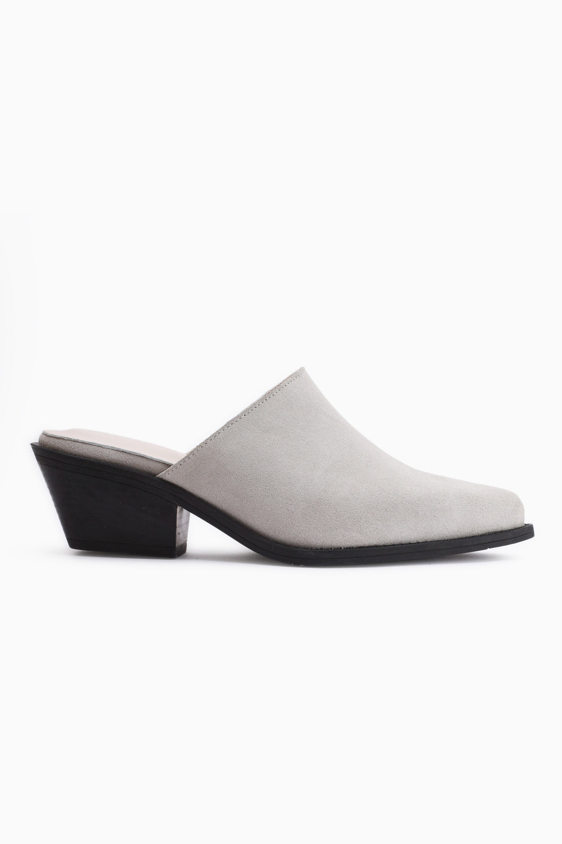 Teresa Genuine Leather Beige Heeled Women’s Slippers