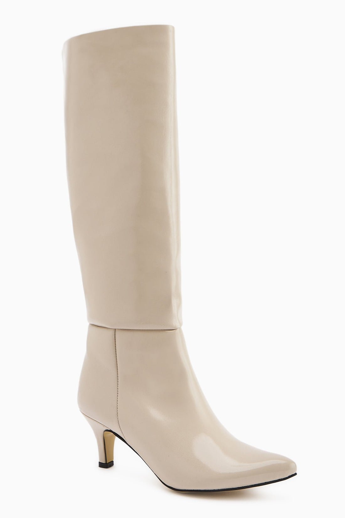 Milika Pointed Toe Short Heel Pull-On Boot
