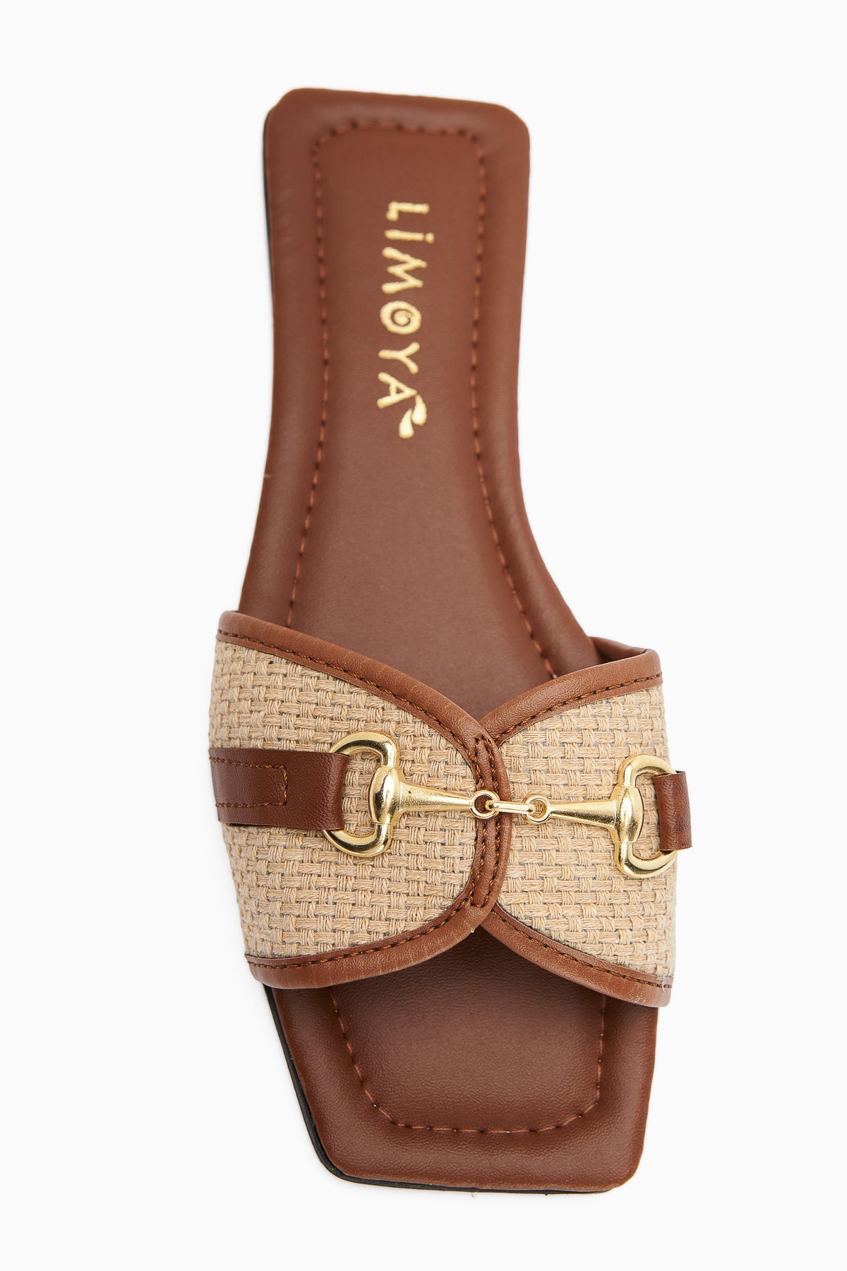 Elanor Taba Damen flache Hausschuhe mit Schnalle