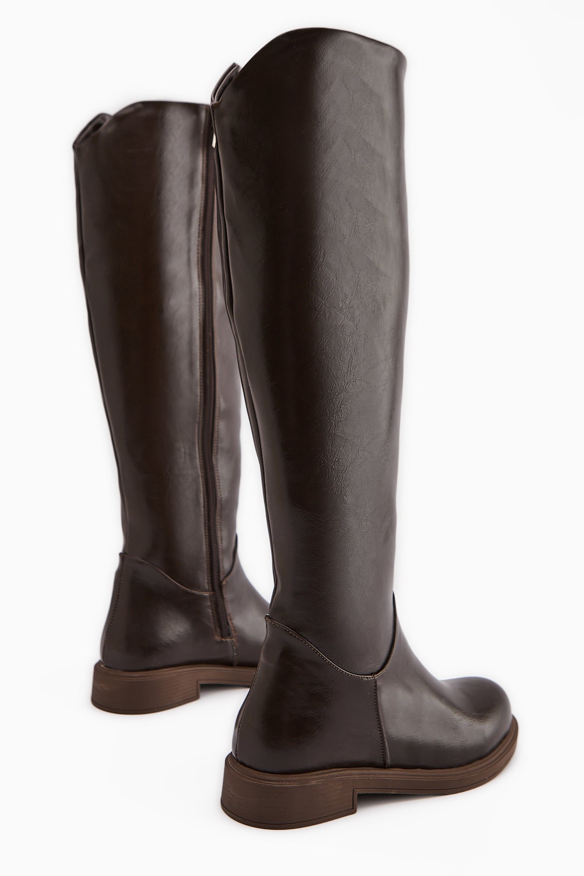 Henni Coffee Wide Shaft Women's Boot