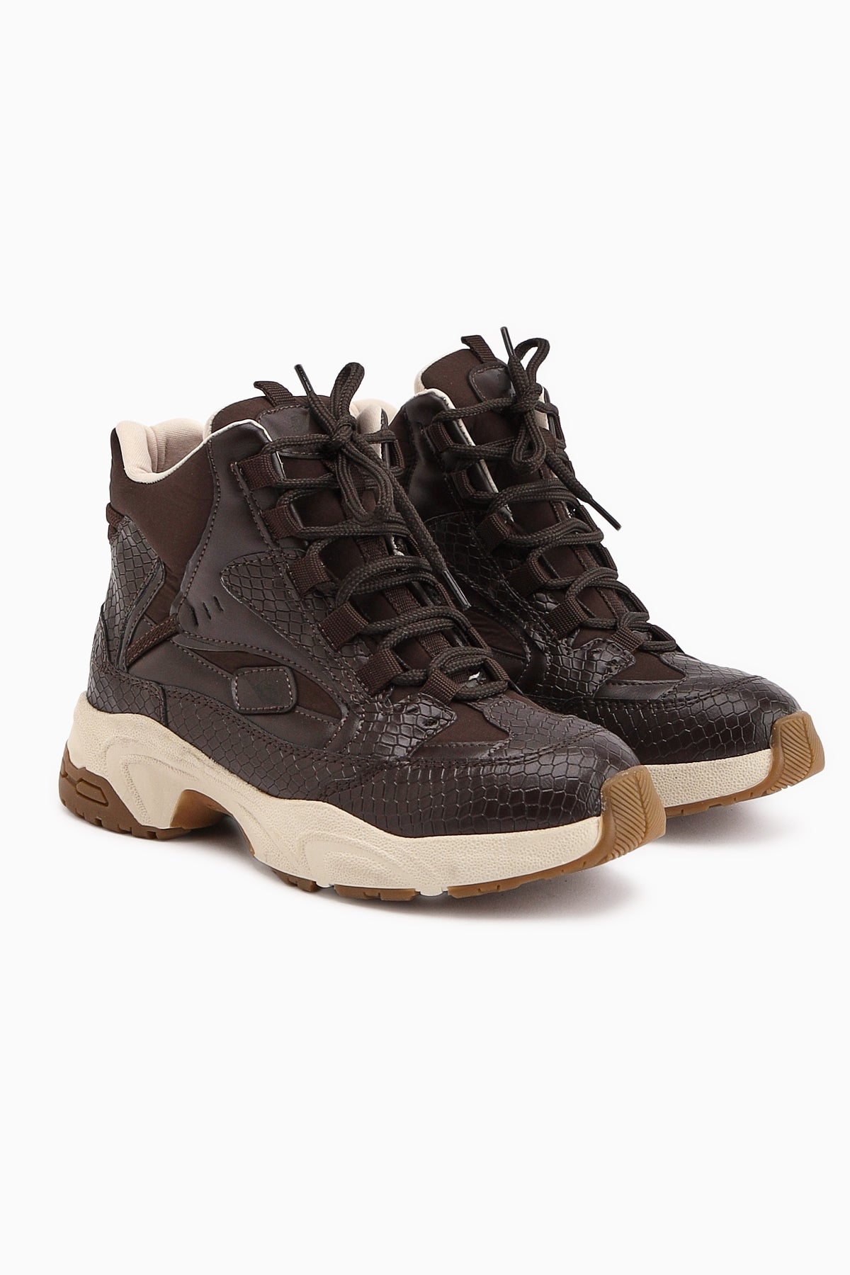 Nency – Braun Stiefelette mit Schnürung (Damen)