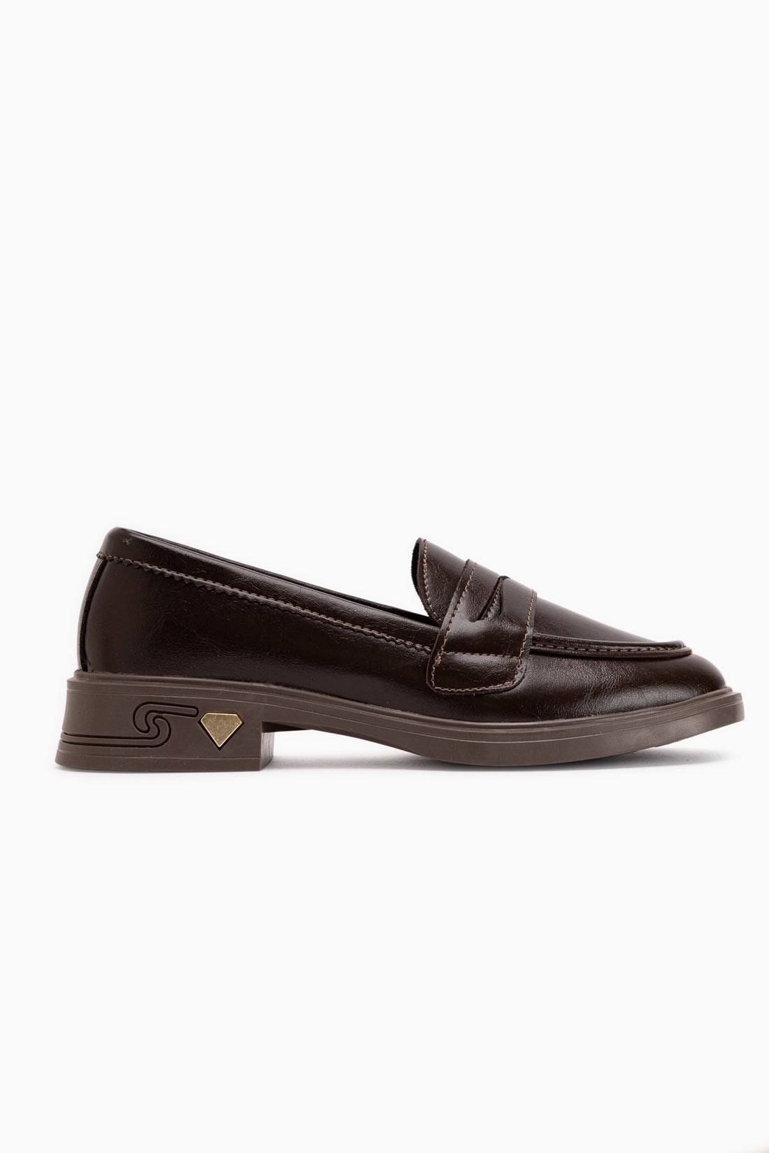 Ervina Braun Damen Loafer Alltagsschuhe