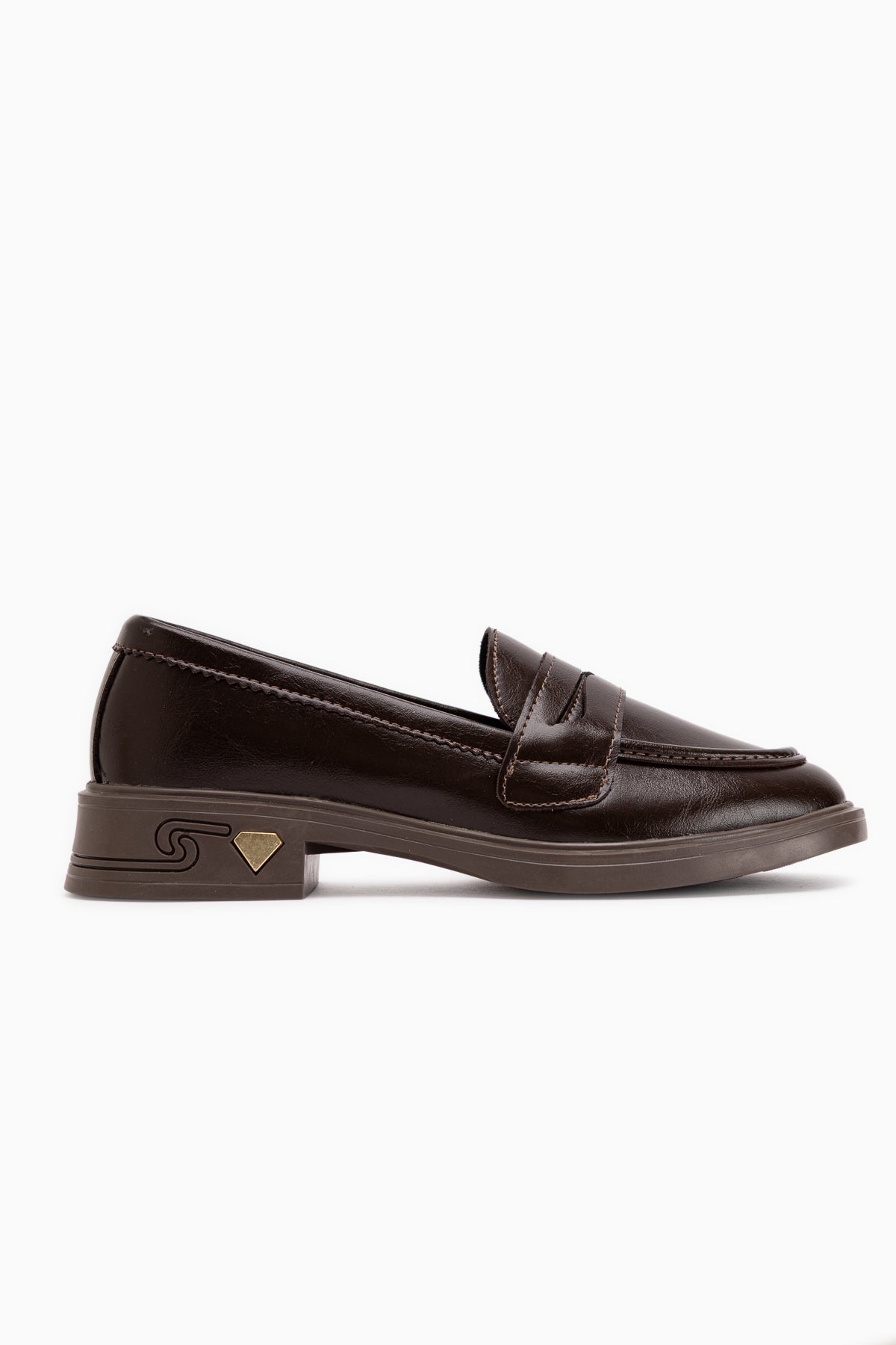 Ervina Braun Damen Loafer Alltagsschuhe
