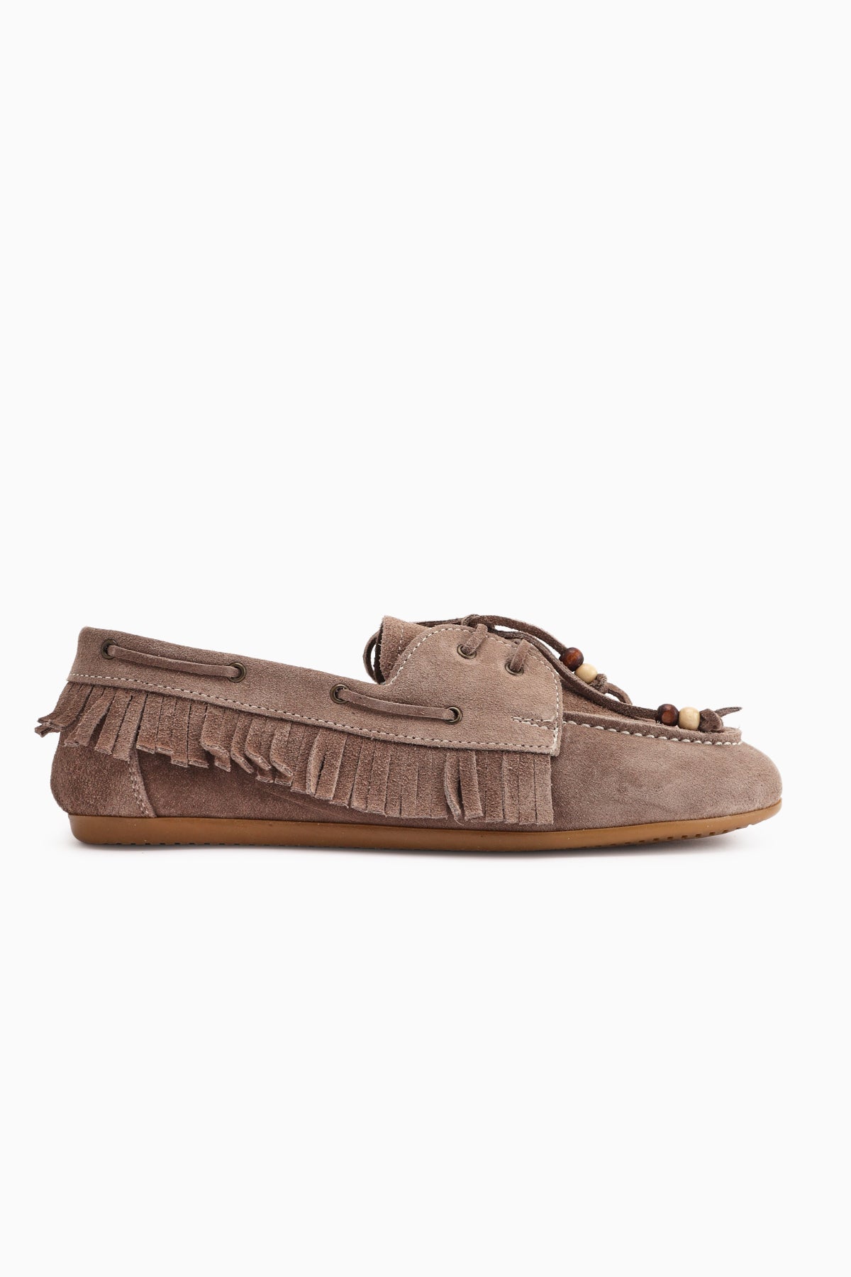 Rania – Taupe Echtleder Loafer (Damen)