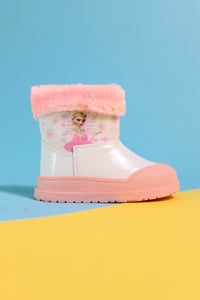 Hannah Rosa Kinderstiefel mit Cartoon-Charakter-Druck und Fellfutter