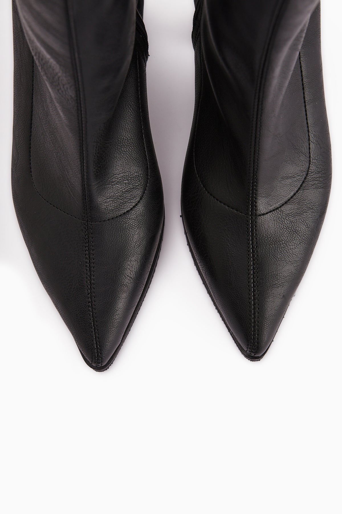 Susy Black Chunky Heel Stretch Women's Boot