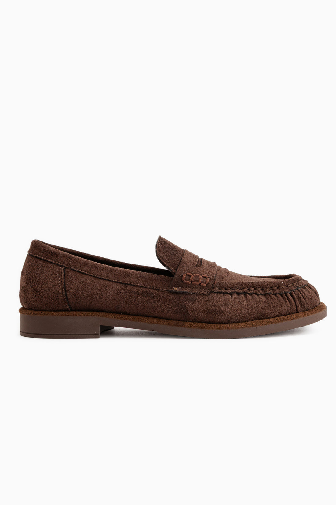 Carmel Kaffee Wildleder Penny Loafer Damen Schuhe