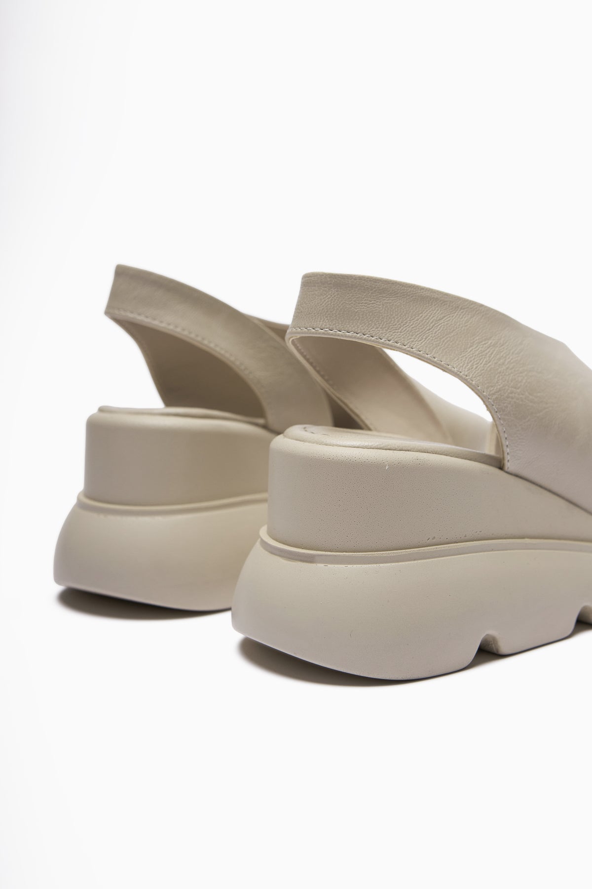 Lima Beige Dicke Sohle Offene Zehen Damen Sandalen