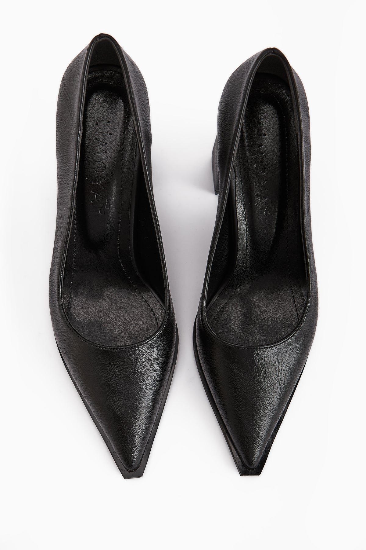 Lucy Black Chunky Heel Women's Stiletto