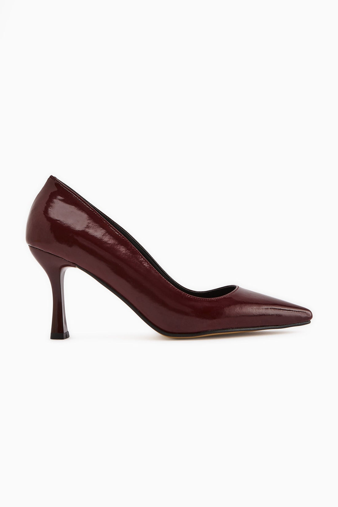Dolly Burgundy Patent Leather Women's High Heel Shoe