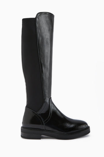 Gladis Black Knee High Women's Boot