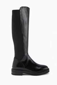 Gladis Black Knee High Women's Boot