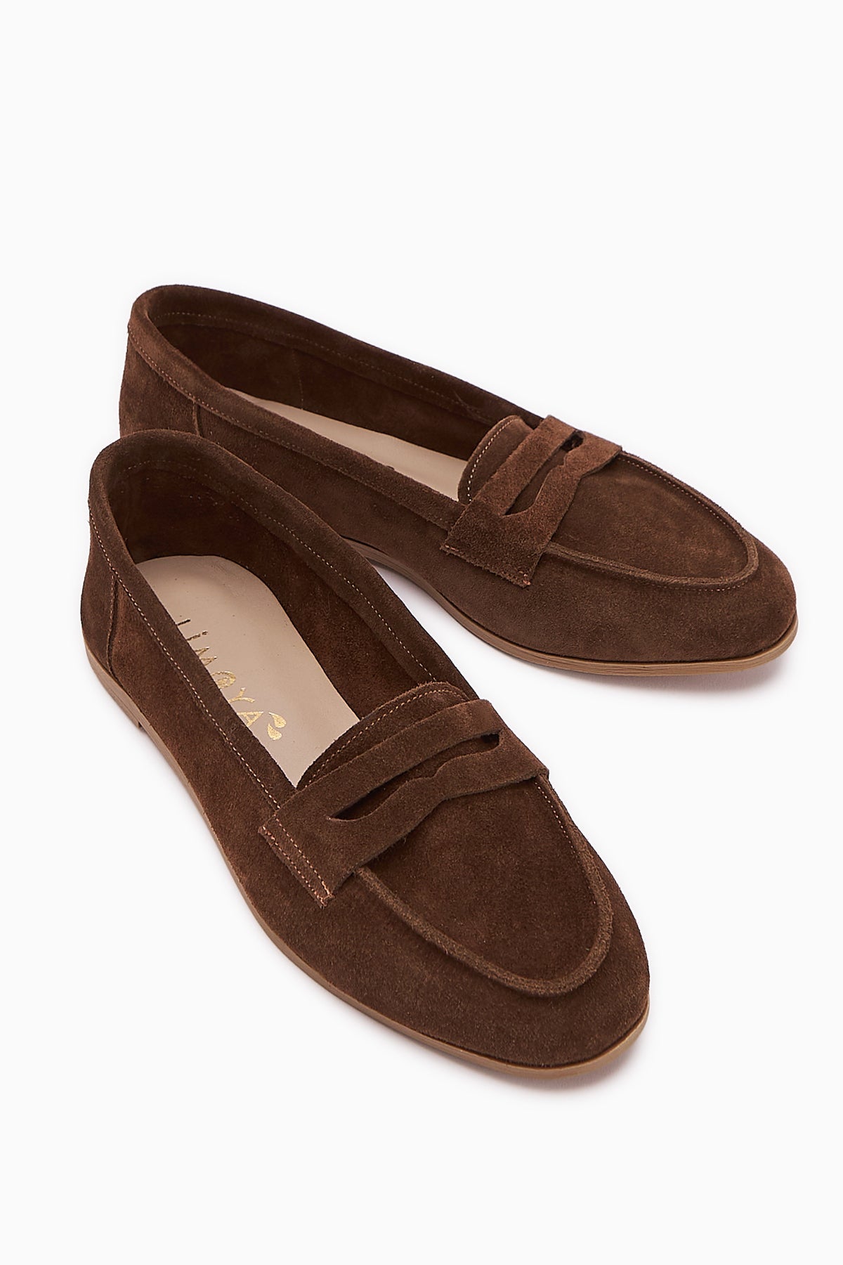 Solina Genuine Leather Coffee Suede Moccasin Comfortable Daily Loafer