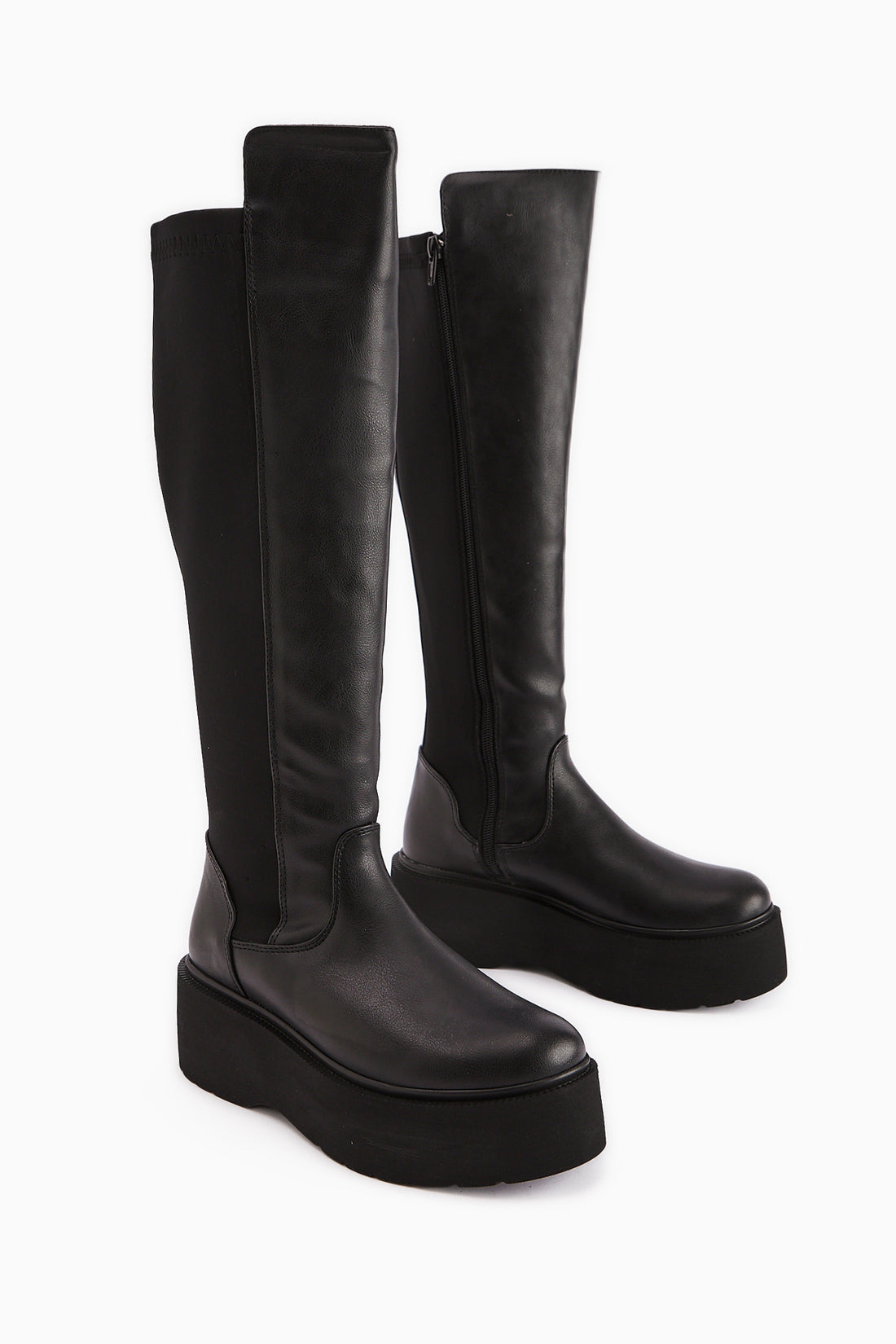 Ceres Schwarze Plattform Stiefel