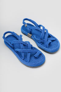 Marlene Saks Cross Rope Sandals