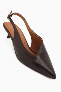 Jeni Braun Geschlossene Zehe Kurze Absatz Damen Schuhe