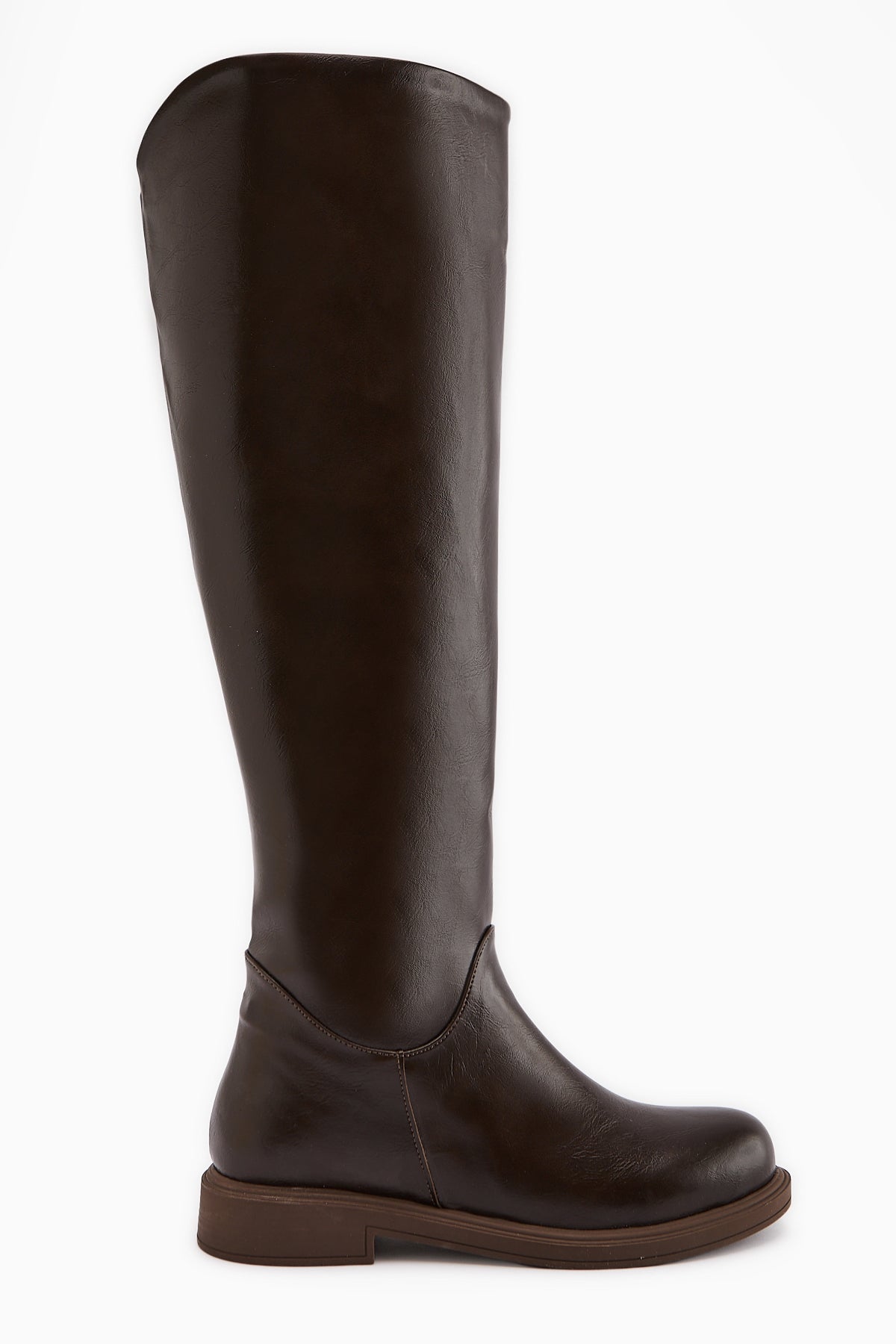 Henni Coffee Wide Shaft Women's Boot