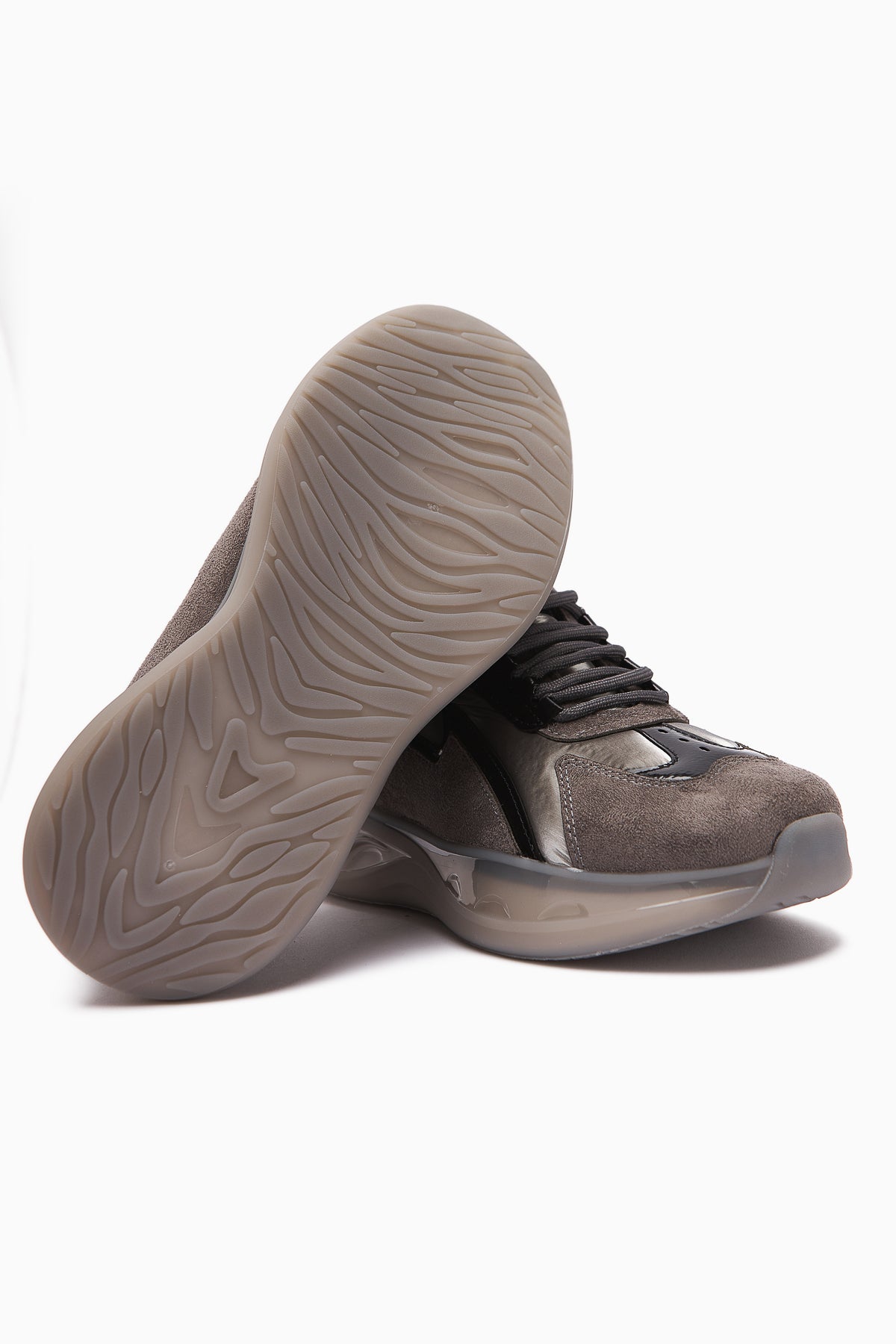 Tolin Grey Parachute Fabric Women's Sneakers